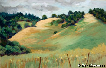 Landscape Paintings and Pastels by Dena Cornett